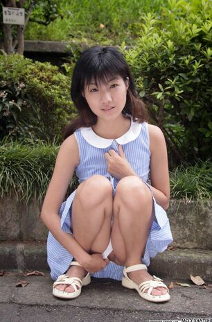 Petite asian college girl upskirt