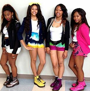 Ultra-cute black college girls and
