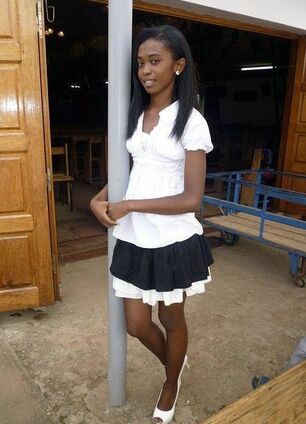 Small ebony teenages with adorable