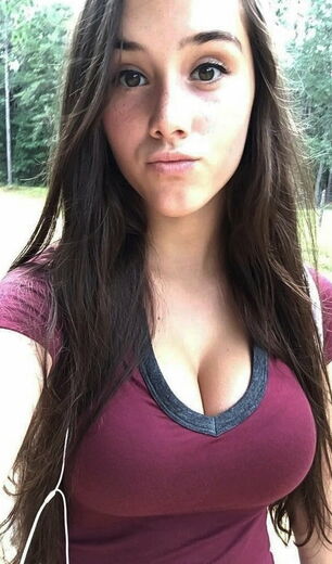 busty teen cleavage