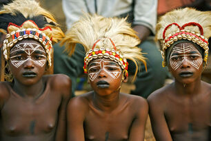 Real Africans from a tribe in..